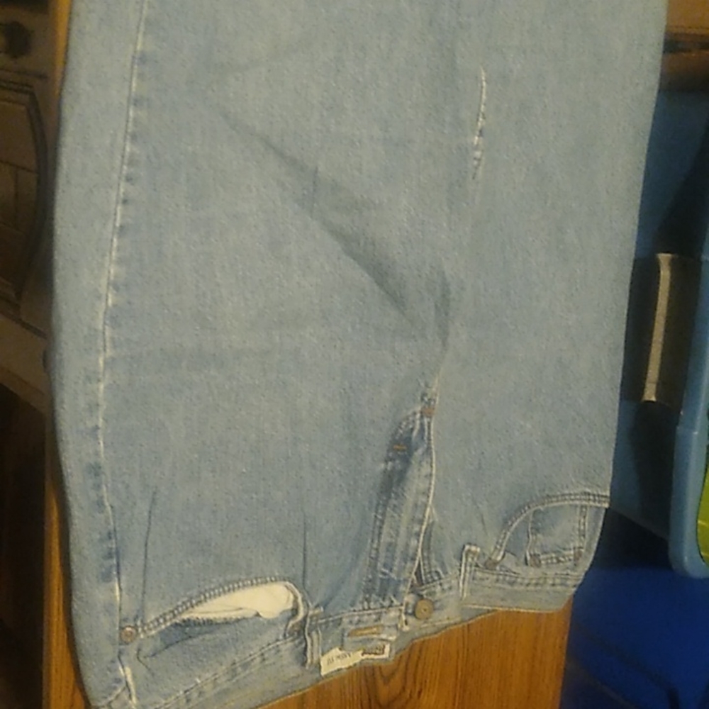Faded Glory size 16 blue jeans straight leg